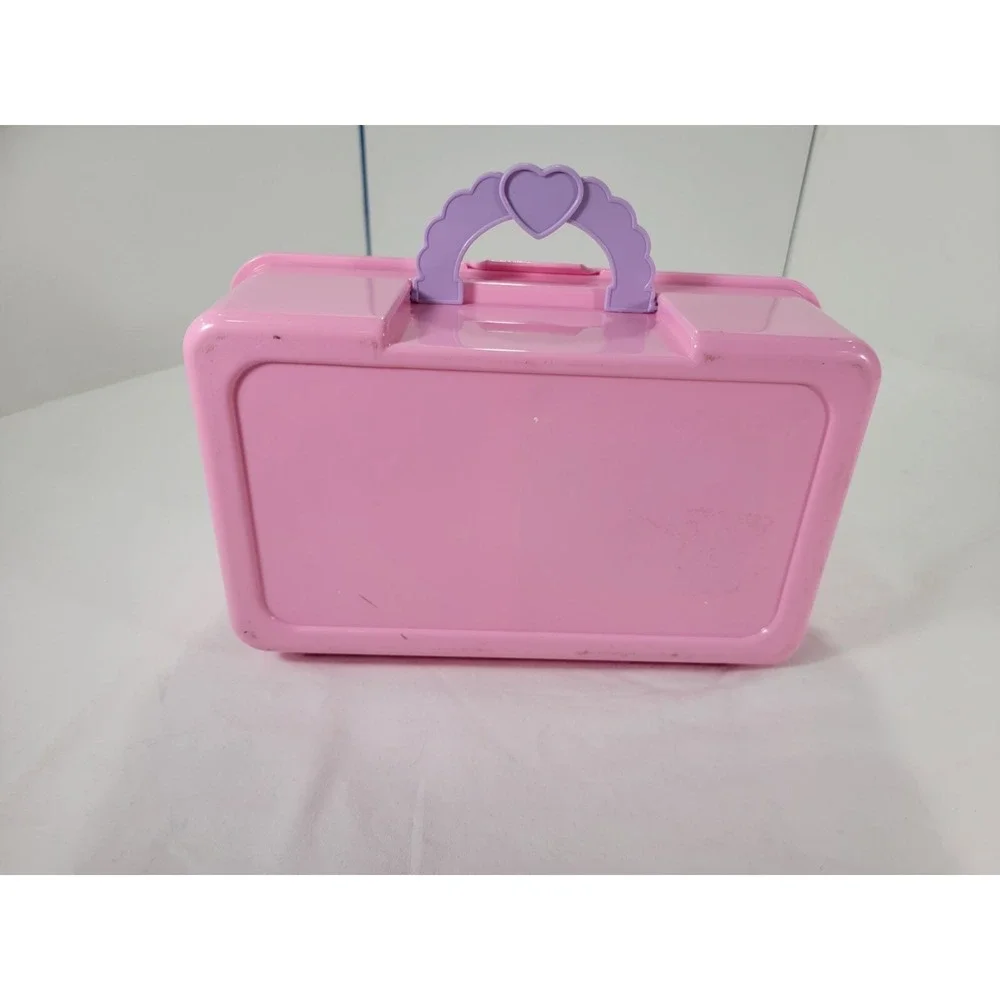 1995 Mattel Cabbage Patch Kids LOVE N GO Baby‎ Nursery Carry Case Play Set Pink